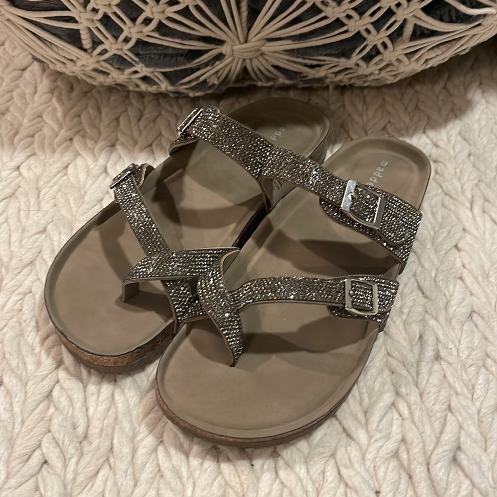 Madden Girl Rhinestone Sandals. NWOT.